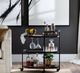Crestview Collection Jaxon Black Bar Cart-1