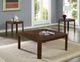 Bernards Norwood Dark Brown Occasional End Table-1