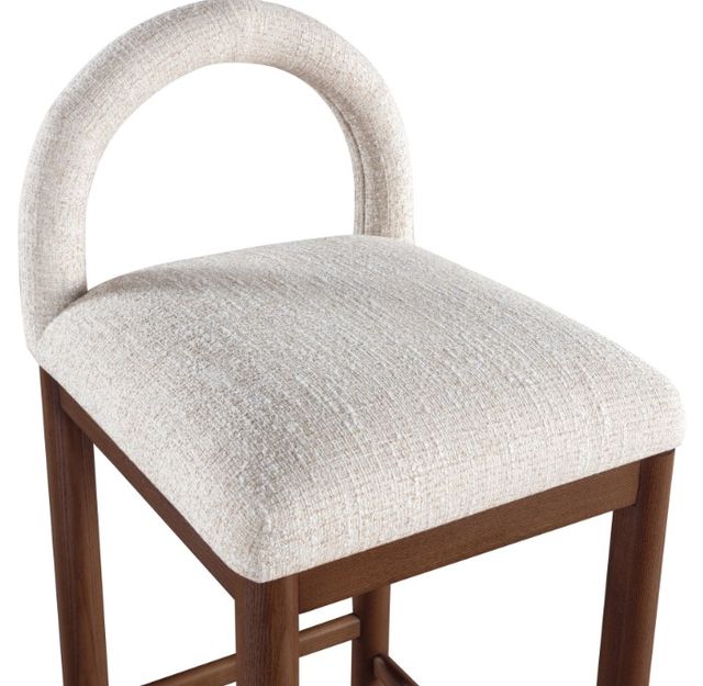Meridian Furniture Conrad Brown Beige/Walnut Counter Stool-4
