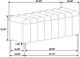 Coaster® Summer Mustard Yellow Accent Bench-3