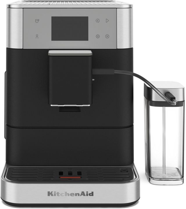 KitchenAid® KF7 Cast Iron Black Fully Automatic Espresso Machine-0