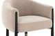 Caracole® Baton Caracole Upholstery Beige/Chocolate Truffle/Whisper of Gold Accent Chair-1
