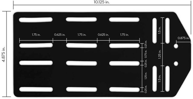 Malouf® Structures™ Set of 2 King Headboard Modification Plates-2