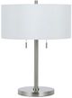 Cal® Lighting & Accessories Calais Brushed Steel Table Lamp-0