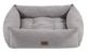 Olliix by Martha Stewart Charlie Grey 21" x 25" + 8" Four Sided Bolster with Ortho Base and Removable Cover-0