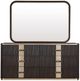Michael Amini® West Kensington Medium Espresso Dresser with Mirror-2