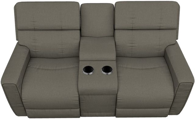 La-Z-Boy® Apollo Smoke Power Reclining Loveseat with Console, Headrest, and Lumbar-4