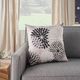 Nourison Home™ Aloha Black/White Throw Pillow-2