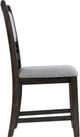 Elements International Amherst Dark Dining Side Chair-3