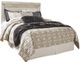 Signature Design by Ashley® Bellaby 3-Piece Whitewash Queen Panel Headboard Bed Set-1