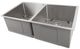 ZLINE Anton 33" Stainless Steel Undermount Double Bowl Kitchen Sink with Bottom Grid-1