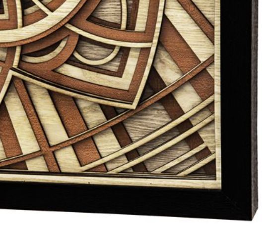 YHD Symmetry's Cut Wall Art-3