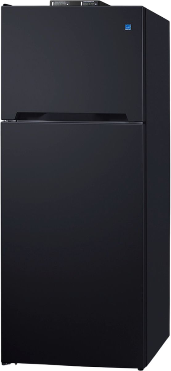 Summit® 28" 14.3 Cu. Ft. Black Counter Depth Top Freezer Refrigerator-1