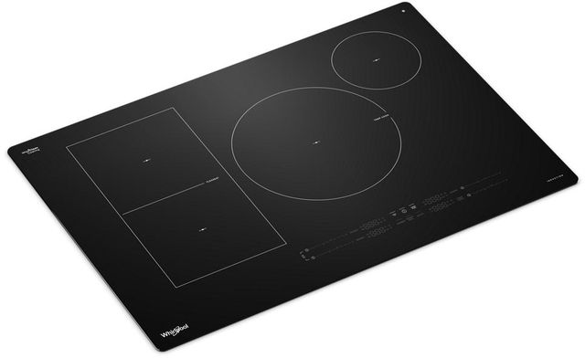 Whirlpool® 30" Black Intelligent Induction Cooktop with Temp Cook™ Technology and WipeClean™ Coating-3