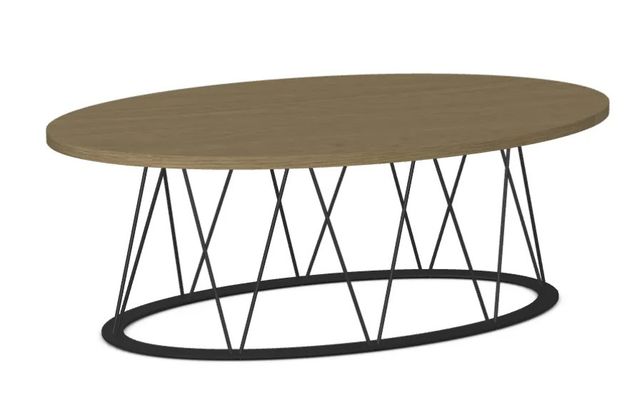 Amisco Customizable Calypso Oval Coffee Table-0