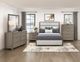 Homelegance® Dalston Beige/Light Gray California King Panel Bed-1