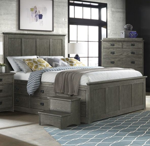 Intercon Oak Park Brushed Pewter Standard Chest -1
