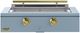 Caliber™ Rockwell Social 2-Burner Bluestone Built-In Liquid Propane Grill with Brass Hardware-0