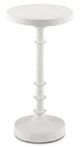 Currey & Company Gallo Gesso White Drinks Table-0