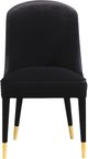 Moe's Home Collection Liberty 2-Piece Black Dining Chair Set-1