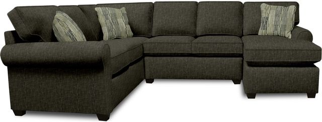 Creek Side Customs Customizable Charlie Dark Brown Sectional-0