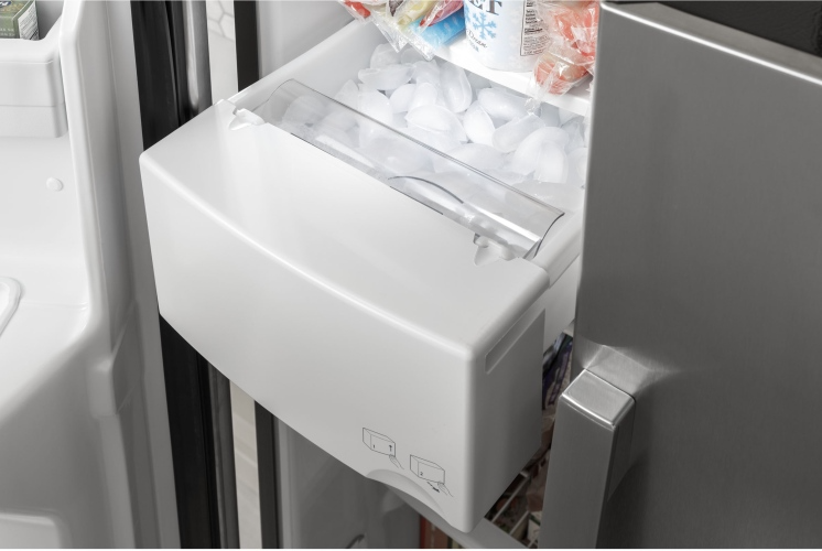 GE® 36 in. 21.8 Cu. Ft.Fingerprint Resistant Stainless Steel