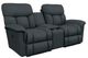 La-Z-Boy® Mateo Indigo Manual Wall Reclining Loveseat with Console-0