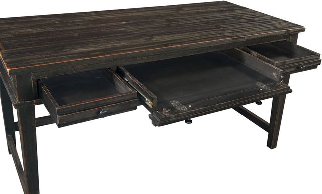 aspenhome® Reeds Farm Weathered Black Writing Desk-1