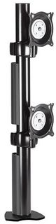 Chief® Silver Dual Vertical Desk Clamp Mount-0