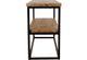 Jofran Inc. Ames Natural Sofa Table with Black Base-4