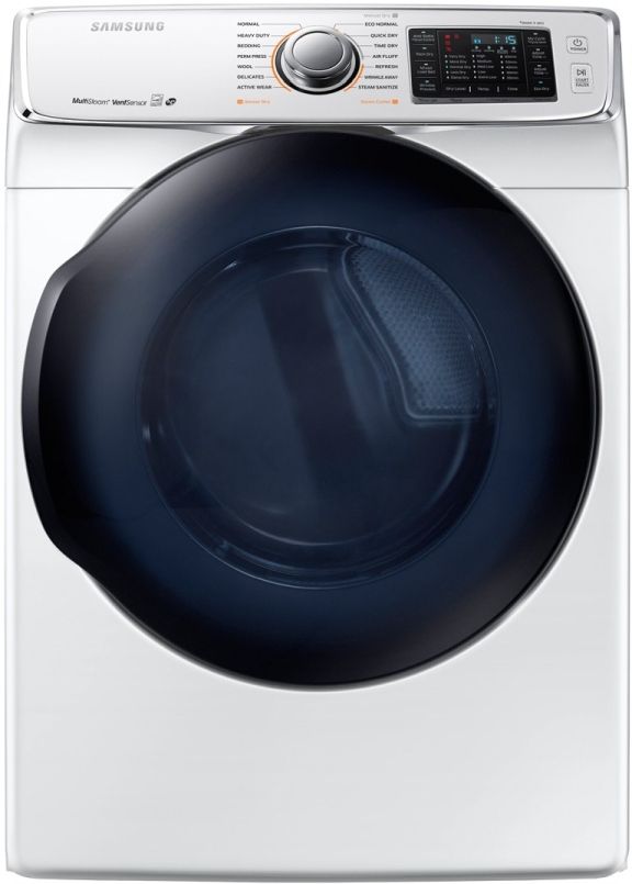 Samsung 7.5 Cu. Ft. White Front Load Electric Dryer-0