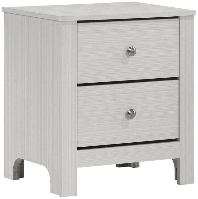 Elements International Sami White Youth Nightstand-0