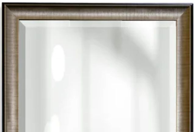 Stylecraft Brown Beveled Framed Wall Mirror-1