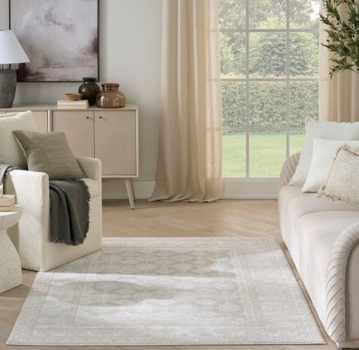 Nourison Home™ Dekor Beige/Ivory Indoor 5'x7' Area Rug-1