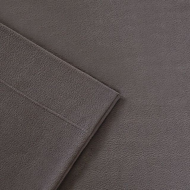 Olliix by Peak Performance Grey King 3M Scotchgard Micro Fleece Sheet Set-1