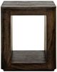 International Furniture Direct Balam Black Chairside Table-3