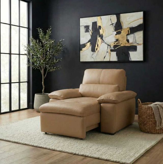 Liberty Furniture Angelo Oslo Bistre Leather Power Chair/Chaise-3