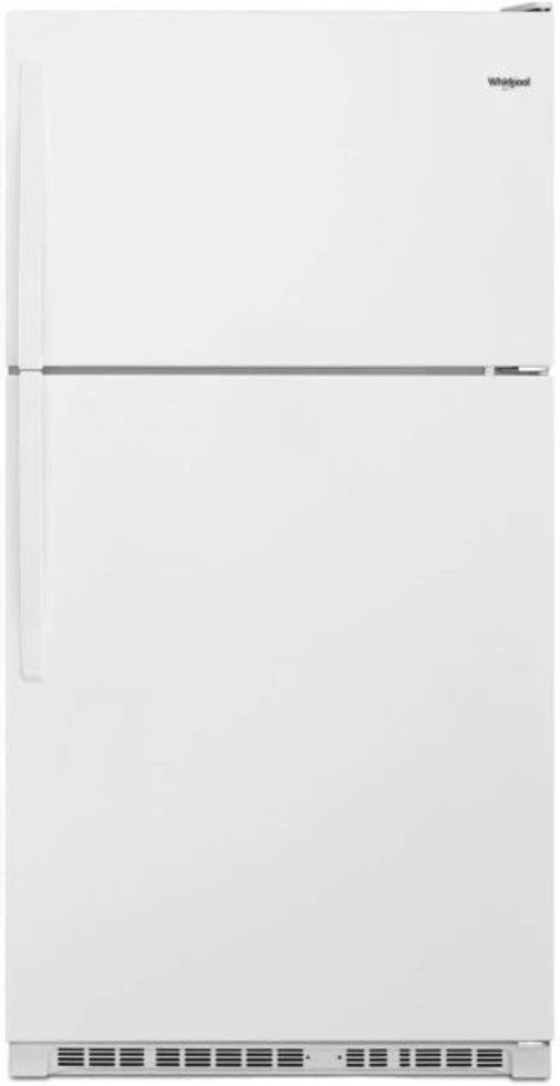 Whirlpool® 33" 20.5 Cu. Ft. White Top Freezer Refrigerator-0