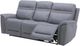Liberty Furniture Cooper 3-Piece Blue Gray Leather Power Reclining Living Room Seating Set-2