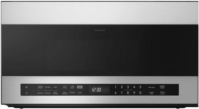 Sharp® 1.9 Cu. Ft. Stainless Steel Over The Range Microwave-0