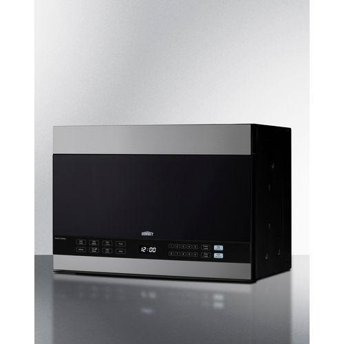 Summit® 1.4 Cu. Ft. Stainless Steel Wide Over The Range Microwave-1