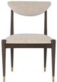 Currey & Company Arlan Coffee Brown Side Chair-1