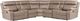 Parker House® Theon 7-Piece Stokes Toffee L-Shape Reclining Sectional-0