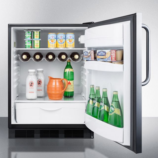 Summit® 5.5 Cu. Ft. Stainless Steel Under the Counter Refrigerator-4