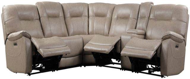 Parker House® Axel 6-Piece Parchment Sectional-2