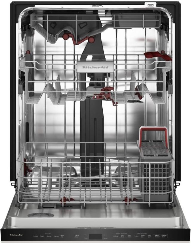 KitchenAid® 24" Porcelain 360° Max Jets™ Third Rack Top Control Built-In Dishwasher with Advanced ProDry™ System-1