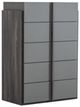VIG Furniture Nova Domus Lucia Matte Gray Chest-0