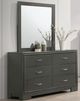 Furniture of America® Alison 4-Piece Metallic Gray Queen Bedroom Set-4