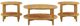 Coaster® Camillo 3-Piece Maple Occasional Table Set-0