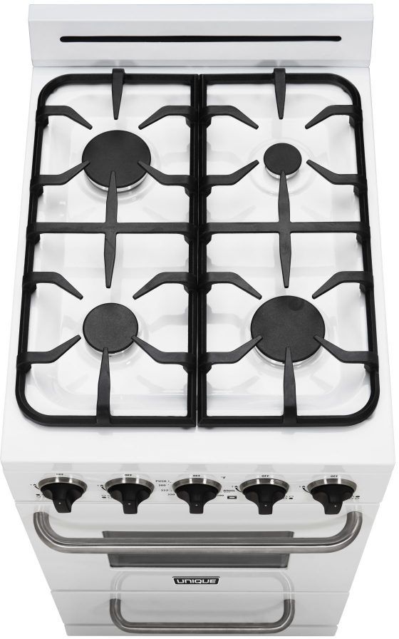 Unique® Appliances Classic 20" White Freestanding Liquid Propane Gas Range-2